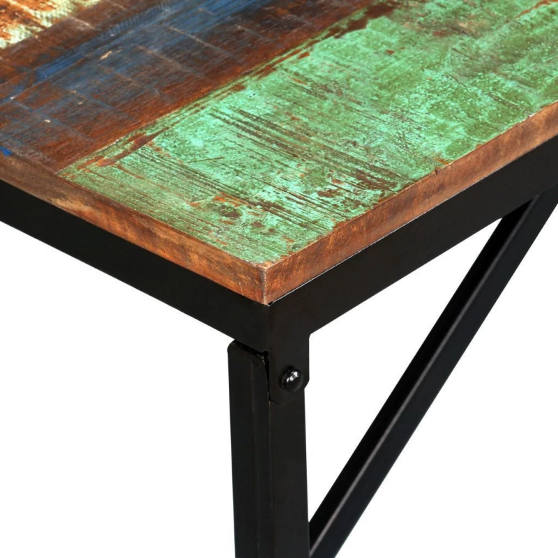 Πάγκος 110 x 35 x 45 εκ. από Μασίφ Ανακυκλωμένο Ξύλο