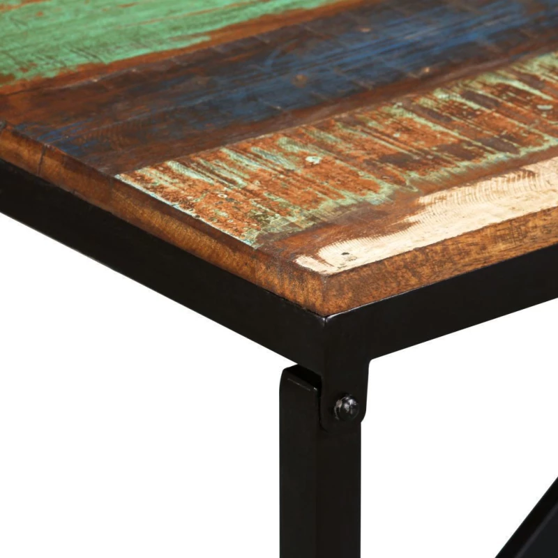 Πάγκος 110 x 35 x 45 εκ. από Μασίφ Ανακυκλωμένο Ξύλο