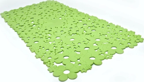 Πατάκι Αντιολισθητικό Fiore 00087.011 Green 34Χ74 34X74Cm Pvc