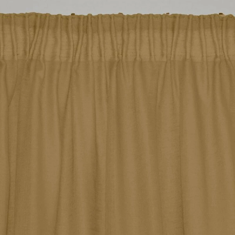 Lino Home Κουρτίνα Line με Τρέσα 300x295 202 Gold