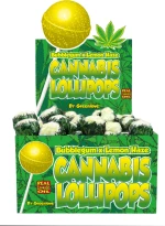 Γλειφιτζούρι Κάνναβης Dr.Greenlove Lollipops bubblegum Lemon Haze 1τμχ