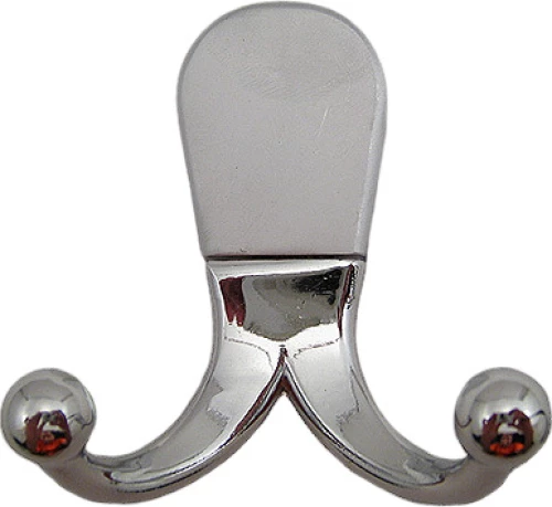 Morseto Mors Άγκιστρο Μπάνιου Διπλό Chrome Matte