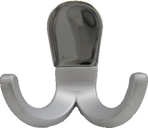Morseto Mors Άγκιστρο Μπάνιου Διπλό Chrome Matte
