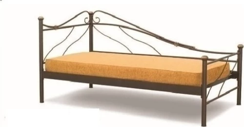 No45 Κρεβάτι Μονό Μεταλλικό Καναπές 90x190cm