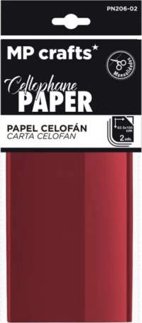 Σελοφάν κόκκινο MP 62.5x100cm σετ 2τμχ