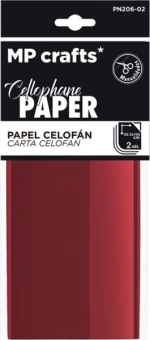 Σελοφάν κόκκινο MP 62.5x100cm σετ 2τμχ