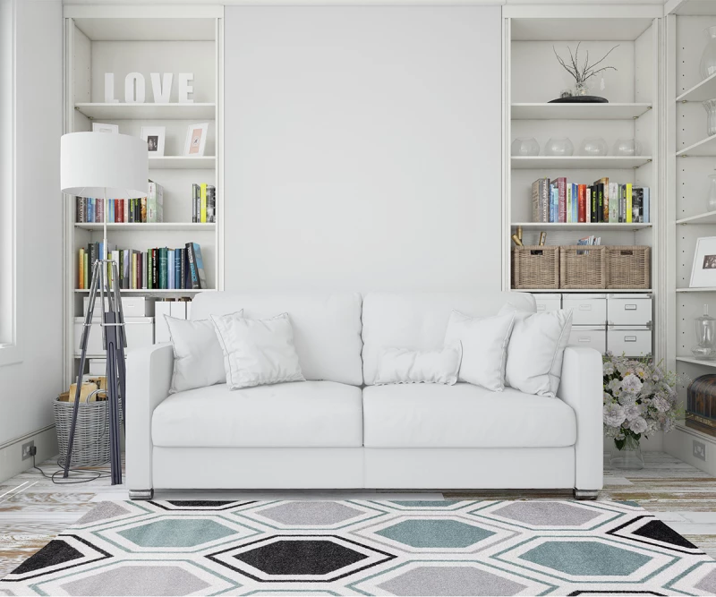 Ezzo Χαλί A069AJ8 Casual Γκρι 160x230cm