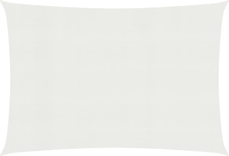 vidaXL Πανί Σκίασης Λευκό από HDPE 160 gr/m² 2.5x3.5m 311233