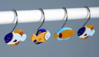 Κρίκοι Κουρτίνας Μπάνιου Fishes