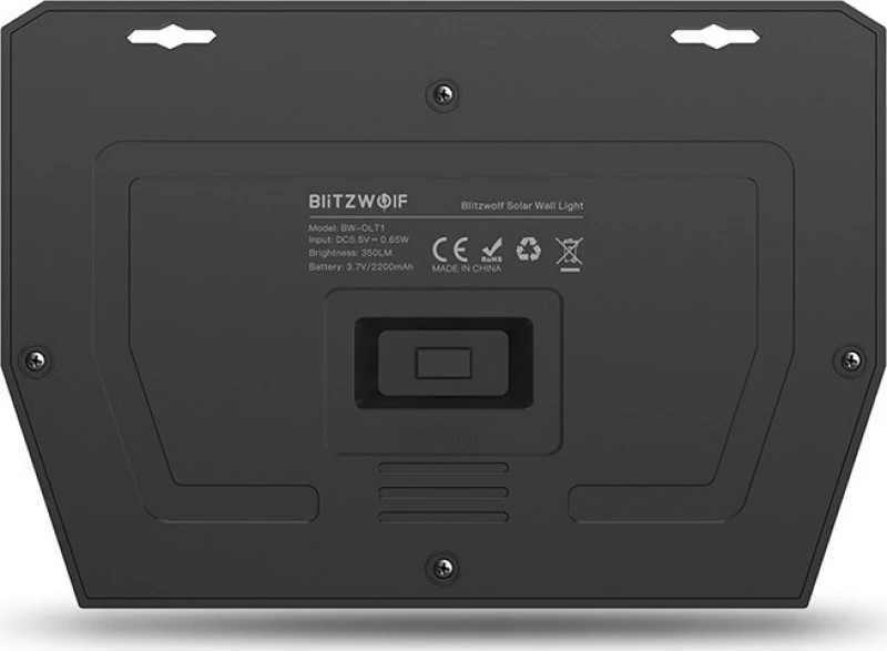 BlitzWolf Ηλιακό Φωτιστικό με Ανιχνευτή Κίνησης BW-OLT1