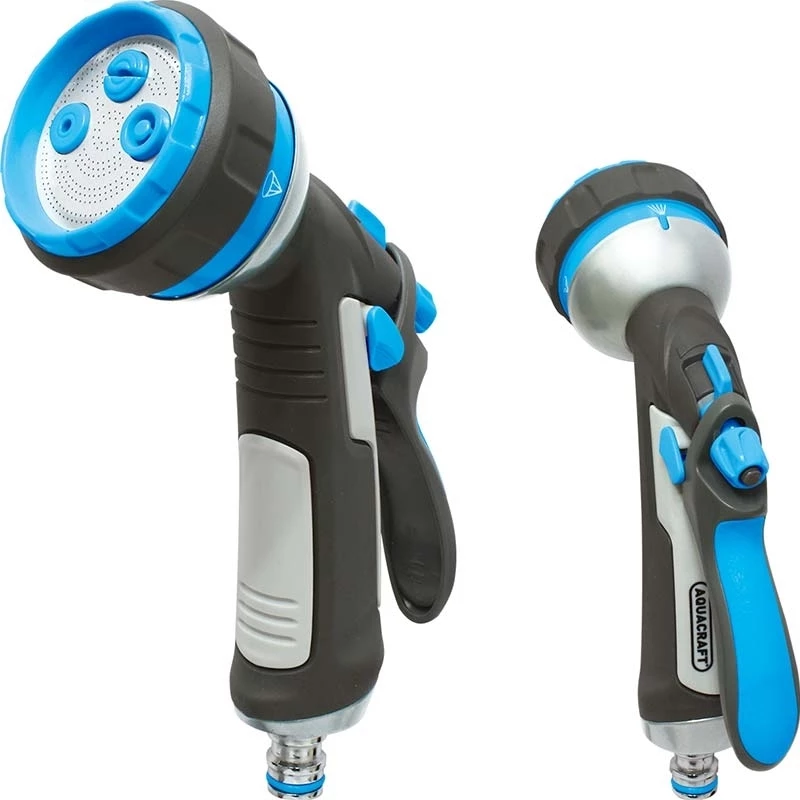 Aquacraft Πιστόλι Νερού Μεταλλικό Comfort 4 Τύποι Ψεκασμού 600206.0001