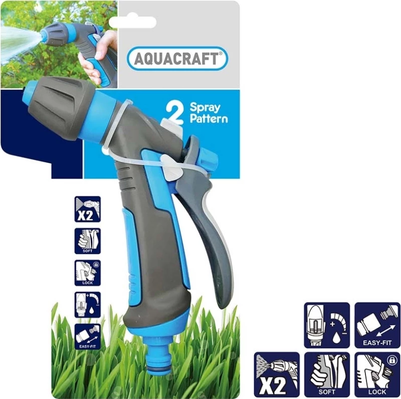 Aquacraft Πιστόλι 2 Ψεκασμών Ρυθμιζόμενο 600206.0004