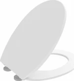 Elvit Universal Καπάκι Λεκάνης από Βακελίτη 45.6x37cm Λευκό