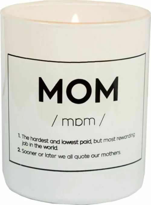 Κερί Σε Γυάλινο Δοχείο DC0423 Mom 7.5x12cm Fisura Παραφίνη