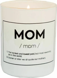 Κερί Σε Γυάλινο Δοχείο DC0423 Mom 7.5x12cm Fisura Παραφίνη
