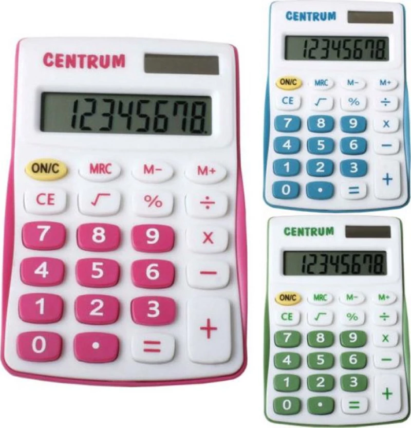 Centrum Αριθμομηχανή Απλή 80405 σε Φούξια Χρώμα