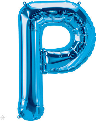 Μπαλόνι Γράμμα P Μπλε 86cm