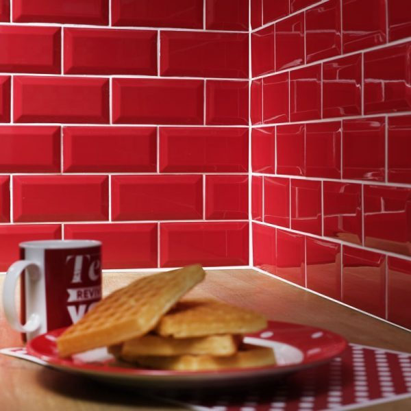 Πλακάκι Κουζίνας METRO RED 10X20