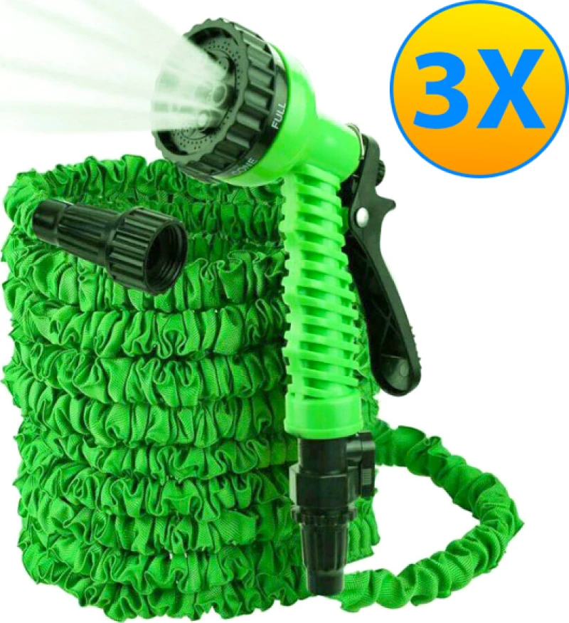 Λάστιχο Επεκτεινόμενο Σετ Magic Hose 1/2" 30m HOD-MGCHS-30M-GREEN Πράσινο