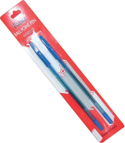 Στυλό Ballpoint 0.7mm με Μπλε Mελάνι 2τμχ