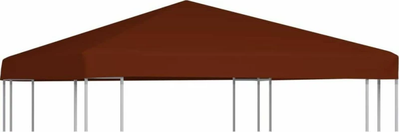 vidaXL Κάλυμμα για Κιόσκι Τερακότα 3x3m 310gr/m² 46622
