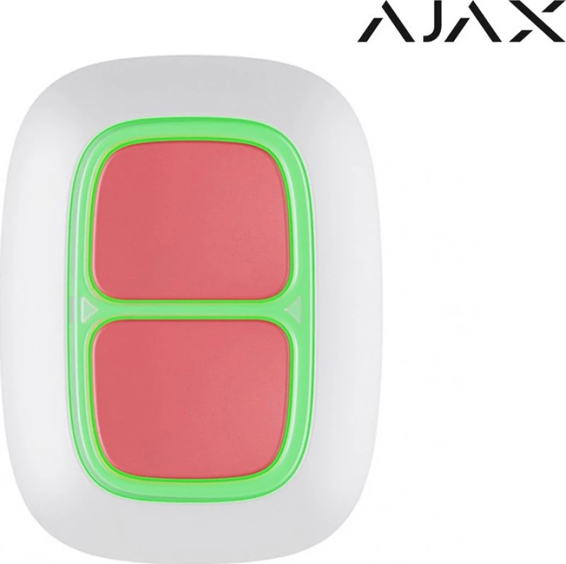 Ajax Systems Double Button Λευκό