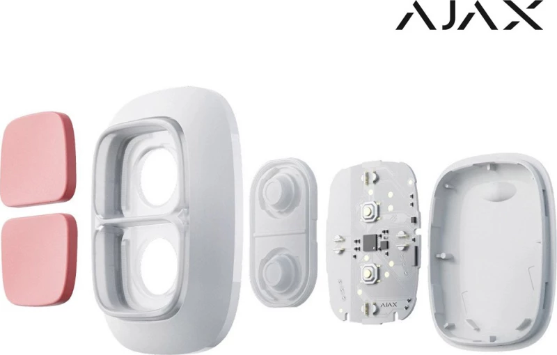Ajax Systems Double Button Λευκό
