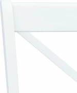 Καρέκλα Τραπεζαρίας Λευκό - Φυσικό 4τμχ