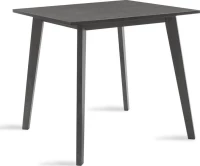 Τραπέζι Benson pakoworld MDF με καπλαμά χρώμα rustic grey 80x80x75εκ