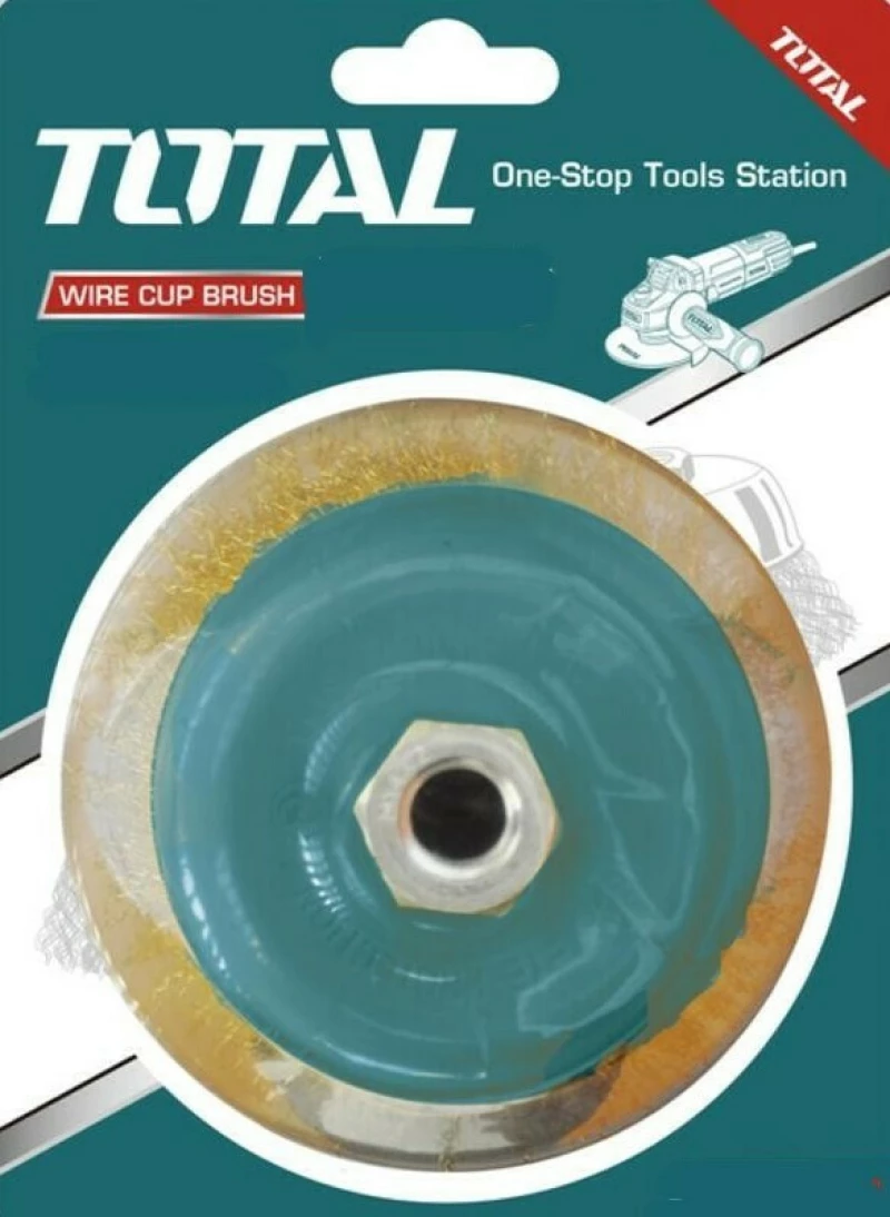 Total Συρματοβουρτσα Γωνιακού Τροχού 75mm