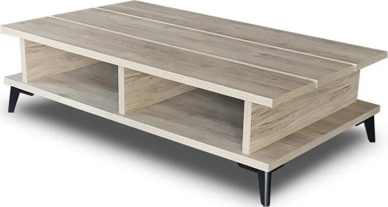 Τραπεζάκι Σαλονιού Ορθογώνιο Φυσικό 120x70x40cm