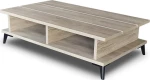 Τραπεζάκι Σαλονιού Ορθογώνιο Φυσικό 120x70x40cm