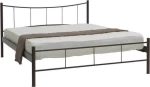 Χαμόγελο Κρεβάτι Ημίδιπλο Μεταλλικό 130x200cm