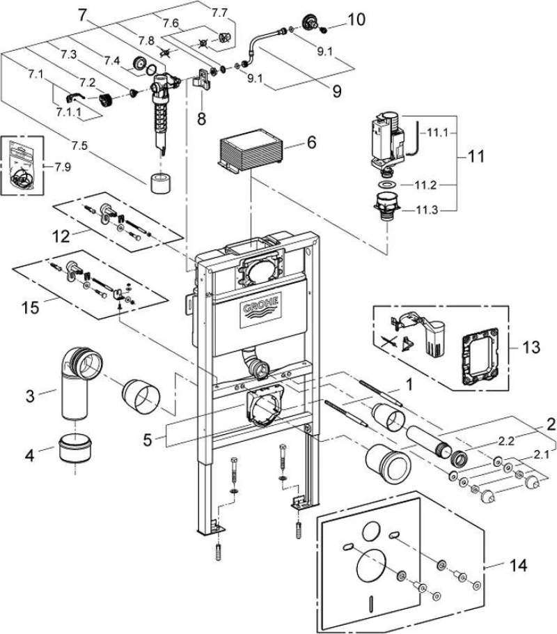 Grohe Rapid SL Εντοιχισμού 38526000