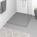 vidaXL 148935 Ντουζιέρα 100x80cm Grey