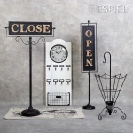 Espiel Ρολόι Τοίχου Ξύλινο 35.5x91.5cm