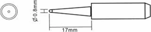 Yihua Μύτη Κολλητηριού YH-0.8/TIP