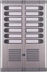 Μπουτονιέρα URMET 925/214 για 14 διαμερίσματα με κουτί εντοιχισμού και θέση θυρομεγαφώνου | 20.02.0440
