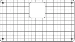 Elleci AGB01303 Σχάρα Νεροχύτη Inox