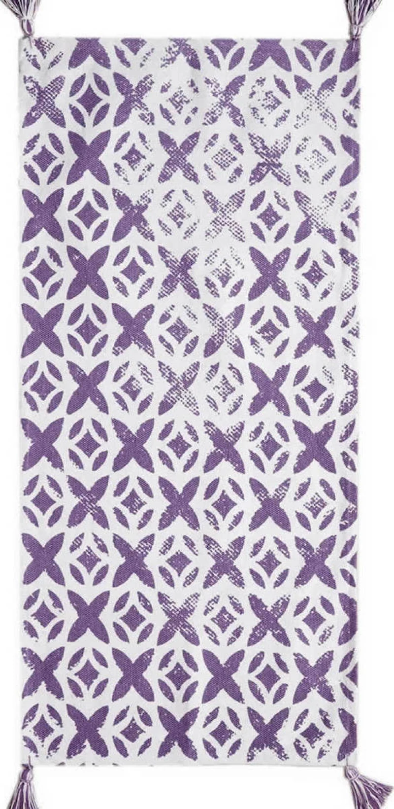 Palamaiki Πατάκι Μπάνιου 60x130 Tile Lilac