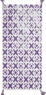 Palamaiki Πατάκι Μπάνιου 60x130 Tile Lilac