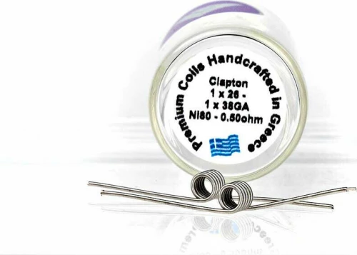 Velvet Vape Premium handmade coils Clapton Ni80 0.5ohm