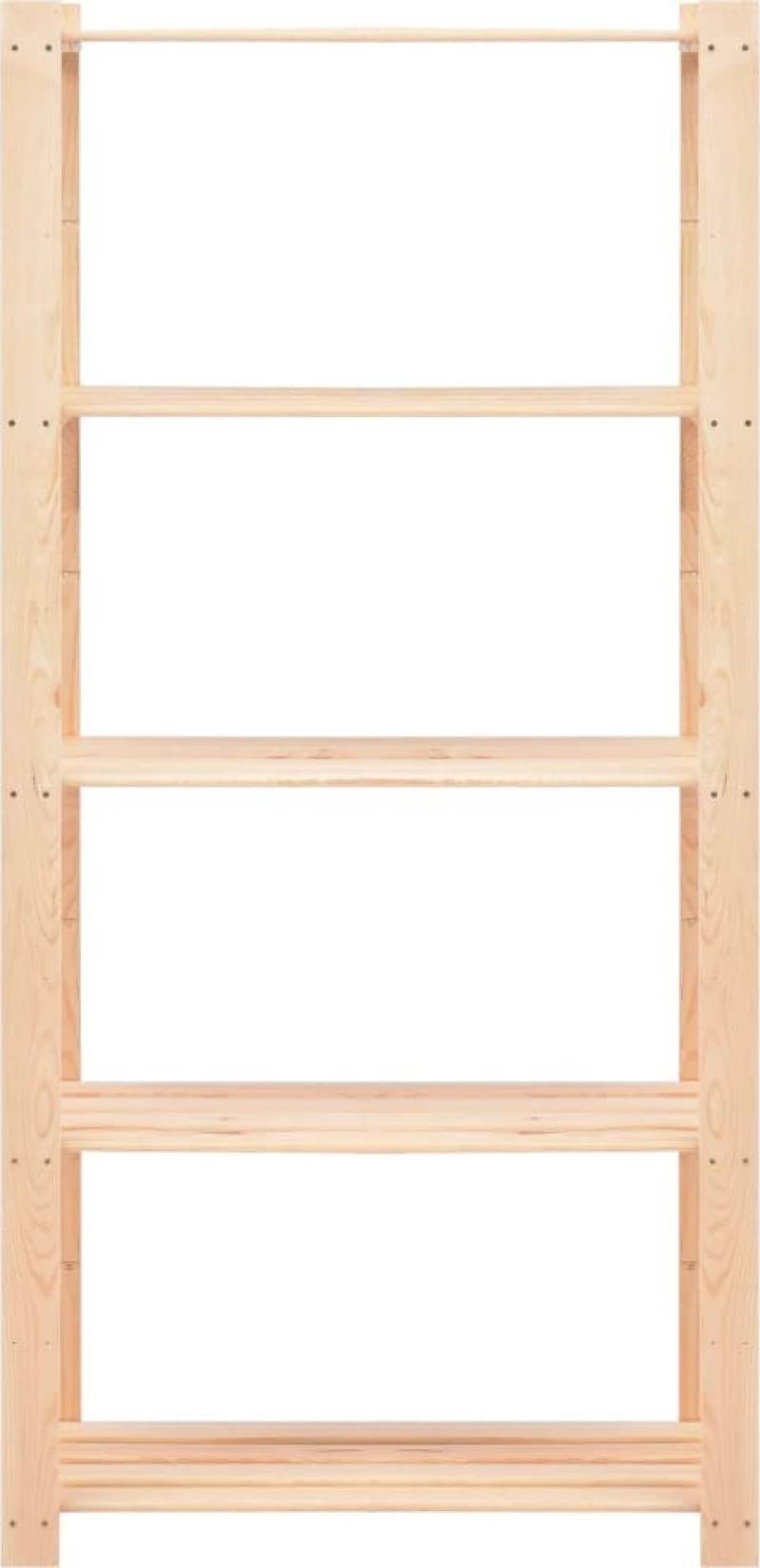 Ραφιέρα 5 Επιπέδων 250 κ. 80x38x170 εκ. από Μασίφ Ξύλο Πεύκου