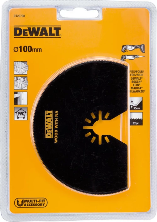 Dewalt Ημικυκλική Λεπίδα 100mm DT20708