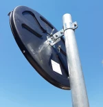 Doorado Καθρέφτης Κυκλοφορίας 60cm Μαύρος PARK-EC-60