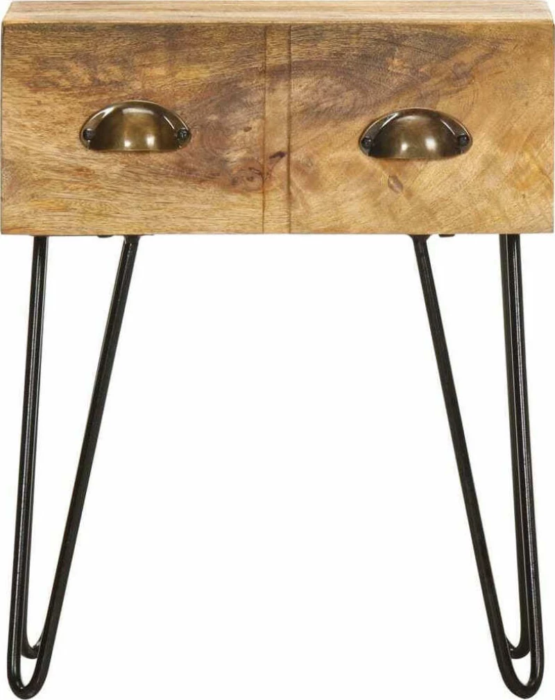 Κομοδίνο 40 x 30 x 50 εκ. από Μασίφ Ξύλο Μάνγκο