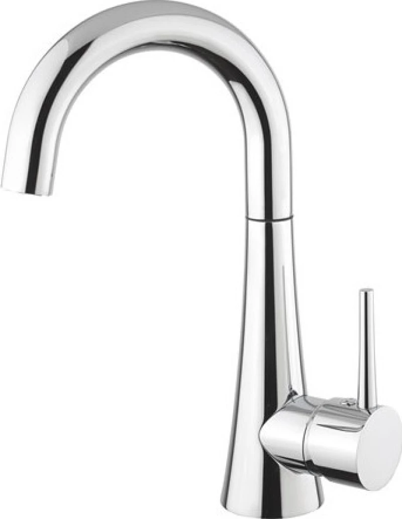 Orabella Element με Βαλβίδα Κλικ Κλακ Αναμεικτική Μπαταρία Νιπτήρα Ασημί