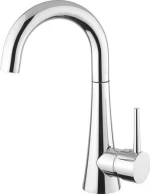 Orabella Element με Βαλβίδα Κλικ Κλακ Αναμεικτική Μπαταρία Νιπτήρα Ασημί