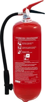 Mobiak Φορητός Πυροσβεστήρας Ξηράς Σκόνης 12kg MBK11-120DPA-P1A