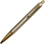 Parker Στυλό Ballpoint με Μπλε Mελάνι IM Premium Warm Silver GT